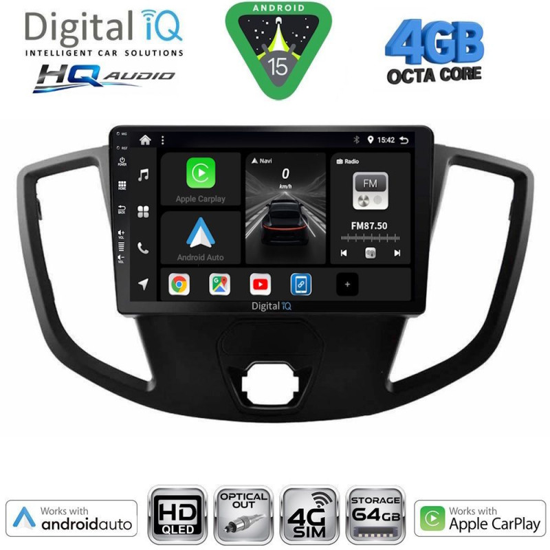 DIGITAL IQ BXK 19179_CPAA (9inc) MULTIMEDIA TABLET for FORD TRANSIT mod. 2014-2020