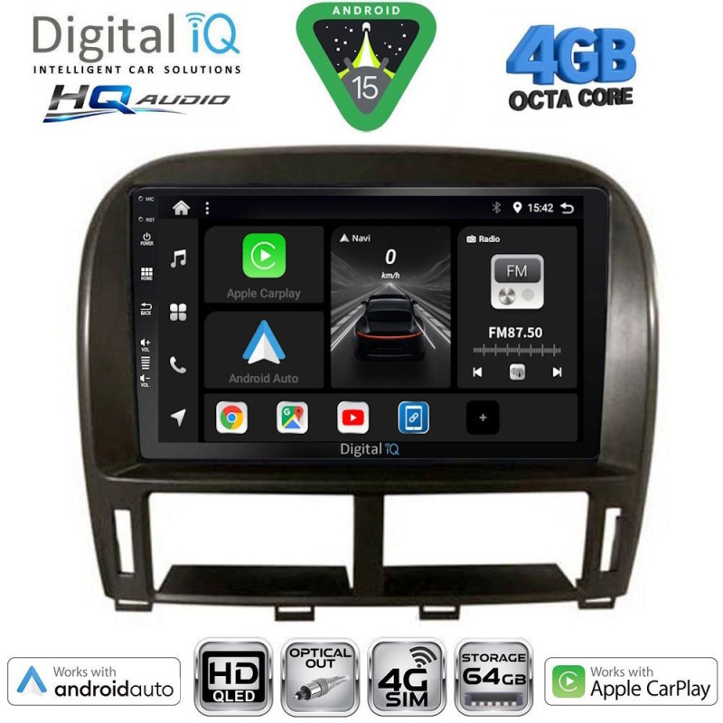 DIGITAL IQ BXK 19343_CPAA (9inc) MULTIMEDIA TABLET for LEXUS LS 430 – XF 430 mod. 2000-2006