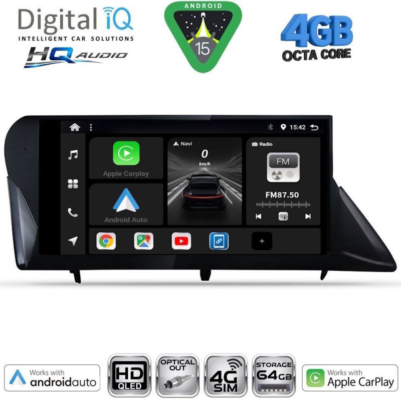 DIGITAL IQ BXK 19346_CPAA (9inc) MULTIMEDIA TABLET for LEXUS RX mod. 2009-2014