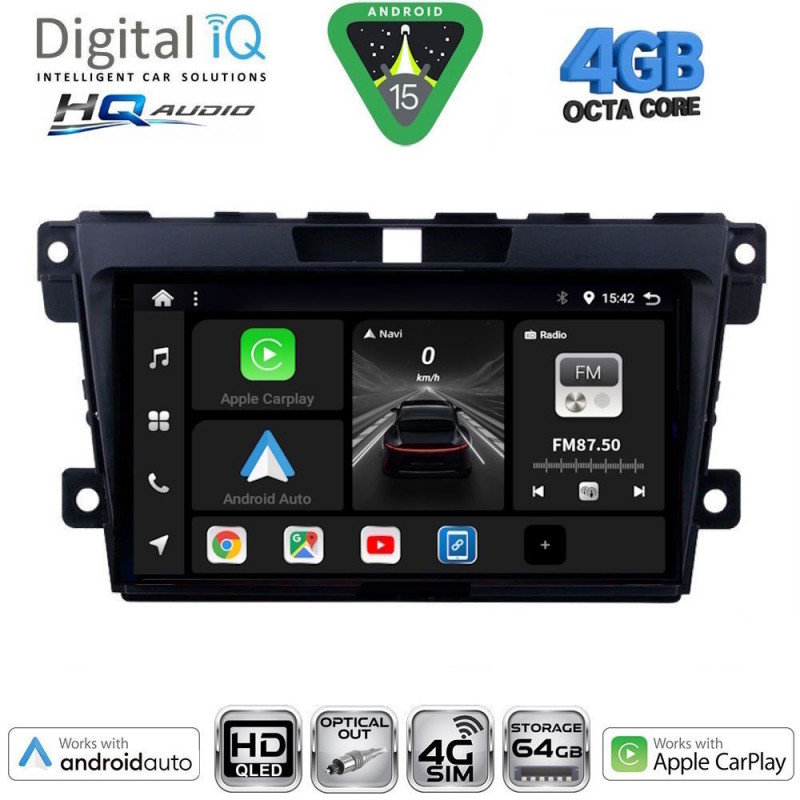 DIGITAL IQ BXK 19389_CPAA (9inc) MULTIMEDIA TABLET for MAZDA CX7 mod. 2006-2012