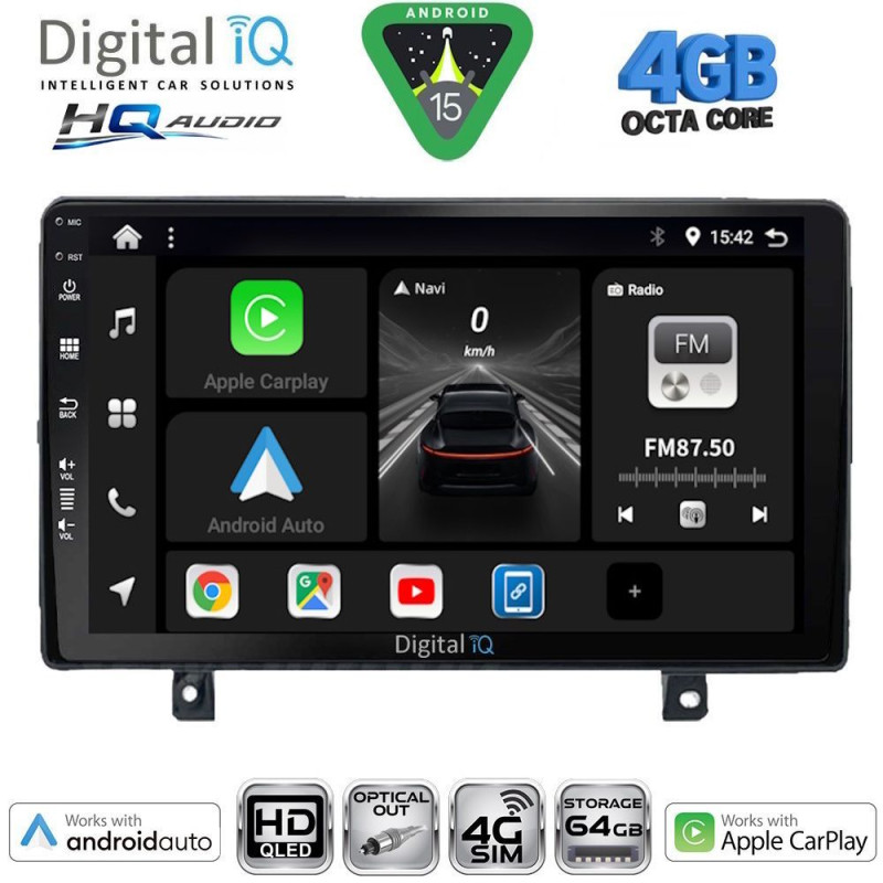 DIGITAL IQ BXK 19485_CPAA (9inc) MULTIMEDIA TABLET for OPEL ASTRA H mod.2004-2010