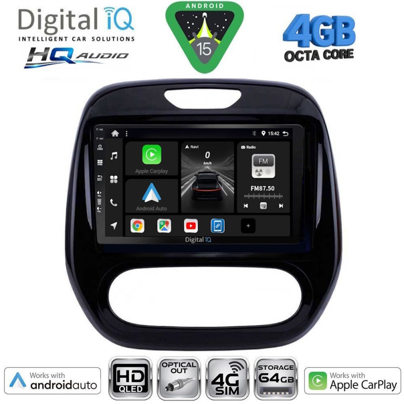 DIGITAL IQ BXK 19542_CPAA (9inc) MULTIMEDIA TABLET for RENAULT CAPTUR mod. 2013-2019