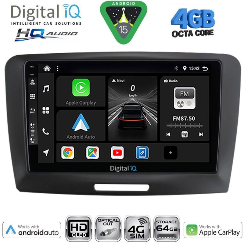 DIGITAL IQ BXK 19604A_CPAA (9inc) MULTIMEDIA TABLET for SKODA SUPERB mod. 2008-2015