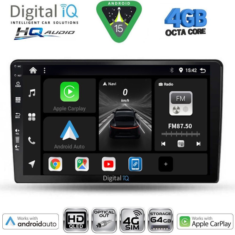 DIGITAL IQ BXK 19656_CPAA (9inc) MULTIMEDIA TABLET for SSANGYONG REXTON mod. 2002-2006