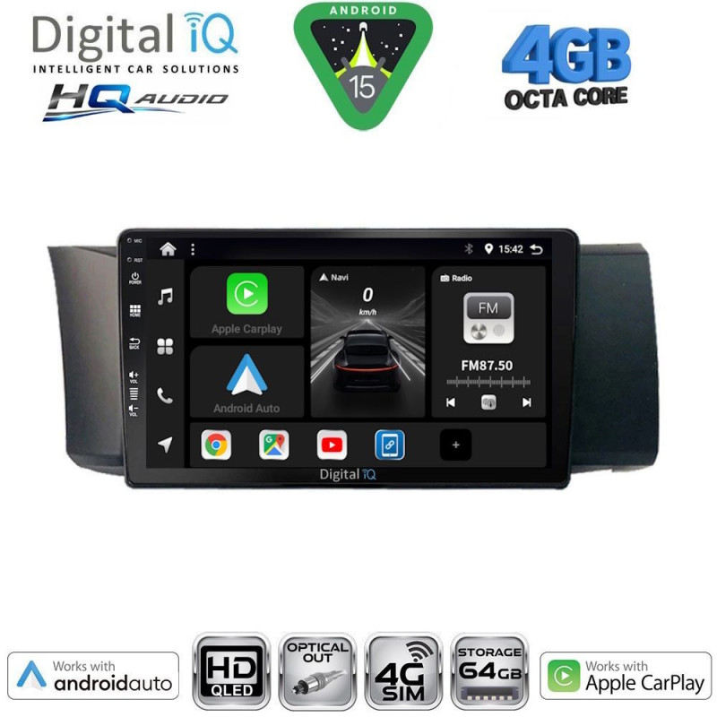 DIGITAL IQ BXK 19669_CPAA (9inc) MULTIMEDIA TABLET for TOYOTA GT86 - SUBARU BRZ mod. 2012-2026