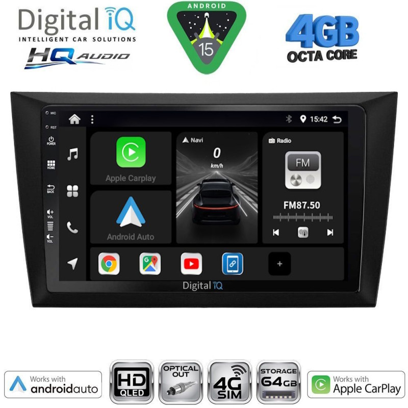 DIGITAL IQ BXK 19746_CPAA (9inc) MULTIMEDIA TABLET for GOLF 6 mod. 2009-2012