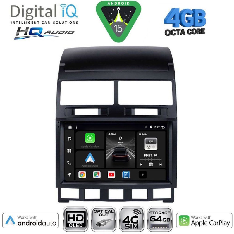 DIGITAL IQ BXK 19765_CPAA (9inc) MULTIMEDIA TABLET for VW TOUAREG mod. 2003-2011