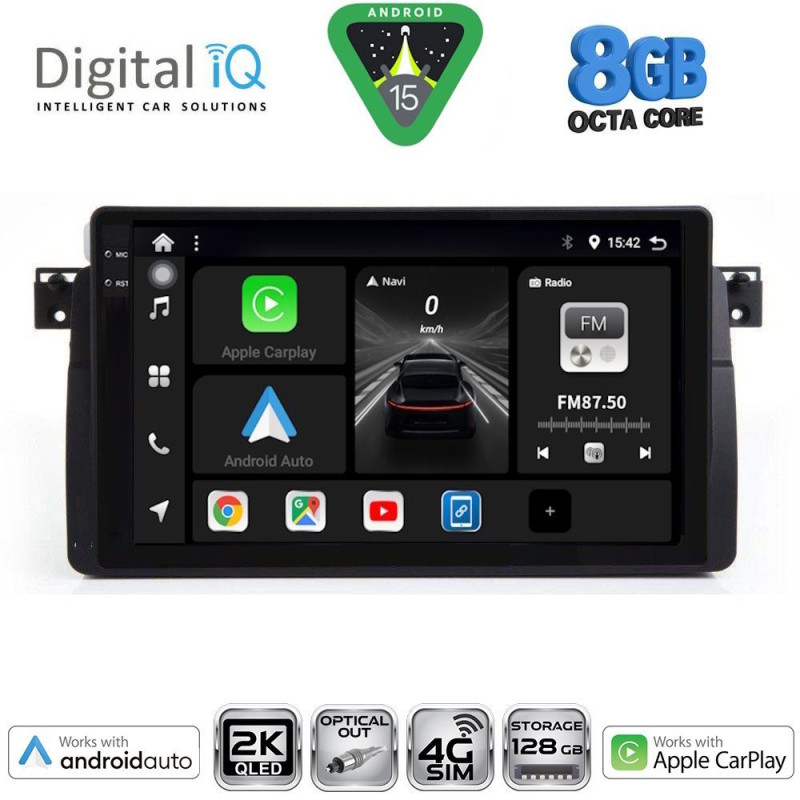 DIGITAL IQ BXK 20042_CPAA (9inc) MULTIMEDIA TABLET for BMW E46 mod. 1998-2005 DIGITAL IQ BXK 20042_CPAA (9inc) MULTIMEDIA TABLET for BMW E46 mod. 1998-2005