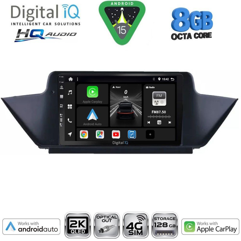 DIGITAL IQ BXK 20056_CPAA (10inc) MULTIMEDIA TABLET for BMW X1 (E84) mod. 2009-2015