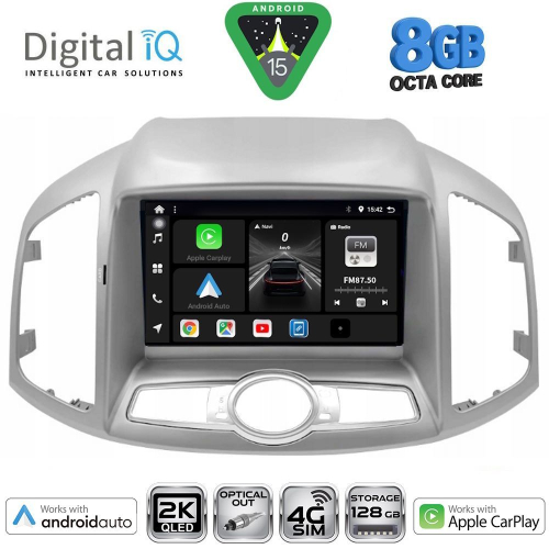 DIGITAL IQ BXK 20071_CPAA (9inc) MULTIMEDIA for CHEVROLET CAPTIVA mod. 2012&gt;