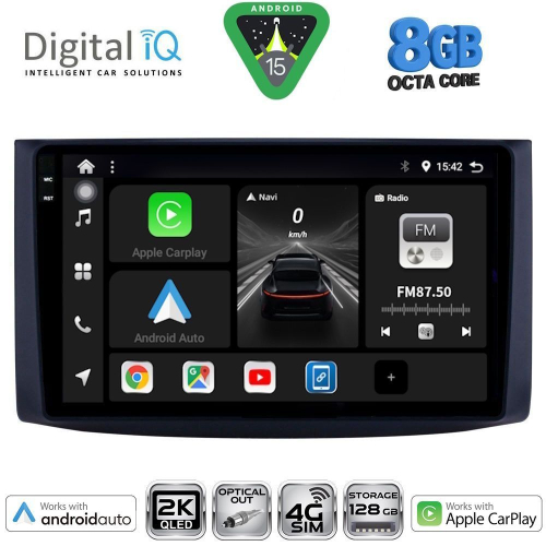 DIGITAL IQ BXK 20072_CPAA (9inc) MULTIMEDIA TABLET for CHEVROLET AVEO mod. 2006-2010