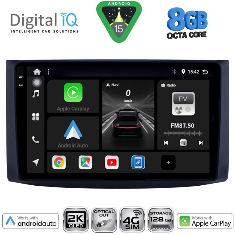 DIGITAL IQ BXK 20072_CPAA (9inc) MULTIMEDIA TABLET for CHEVROLET AVEO mod. 2006-2010