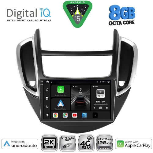 DIGITAL IQ BXK 20080_CPAA (9inc) MULTIMEDIA TABLET for CHEVROLET TRAX mod. 2014-2022