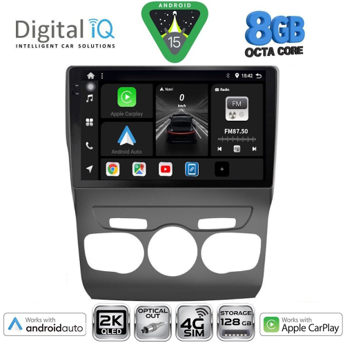 DIGITAL IQ BXK 20085_CPAA (10inc) MULTIMEDIA TABLET for CITROEN C4 -DS4 mod. 2011-2018