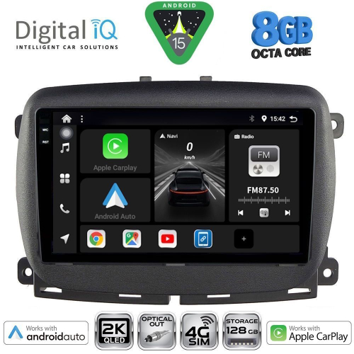 DIGITAL IQ BXK 20131_CPAA (9inc) MULTIMEDIA TABLET for FIAT 500 mod. 2016&gt;