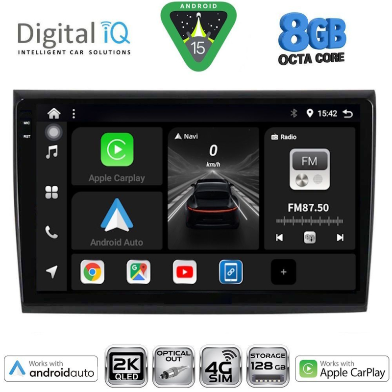 DIGITAL IQ BXK 20136_CPAA (9inc) MULTIMEDIA TABLET for FIAT BRAVO mod. 2007>