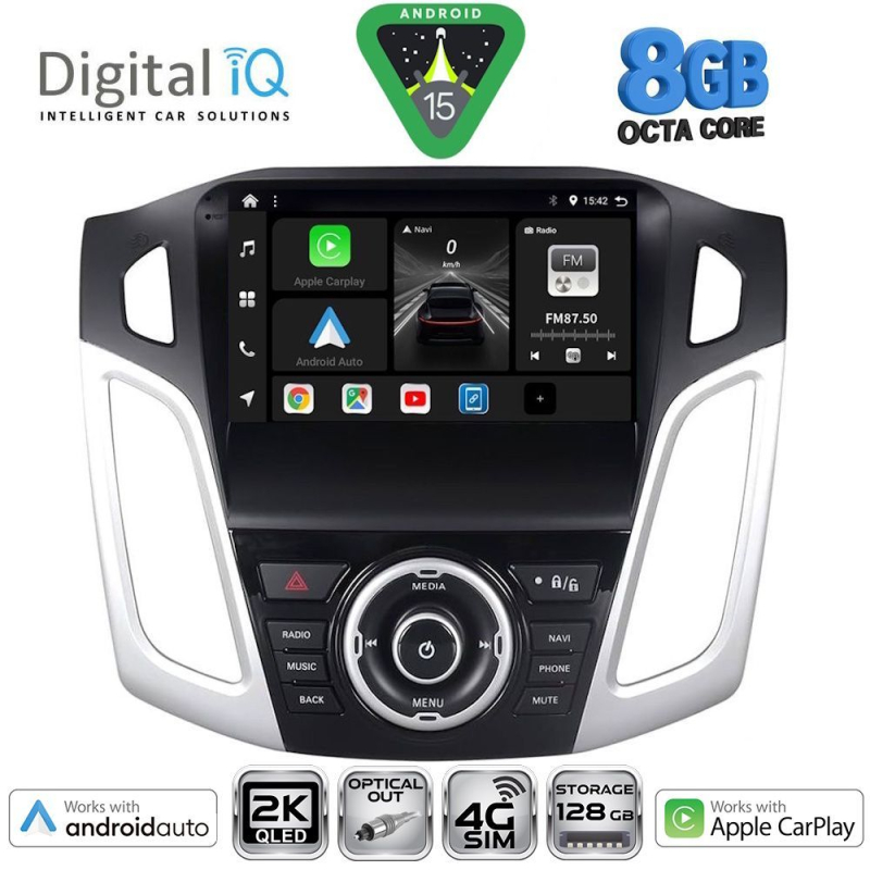 DIGITAL IQ BXK 20157_CPAA (9inc) MULTIMEDIA TABLET for FORD FOCUS mod. 2011-2018