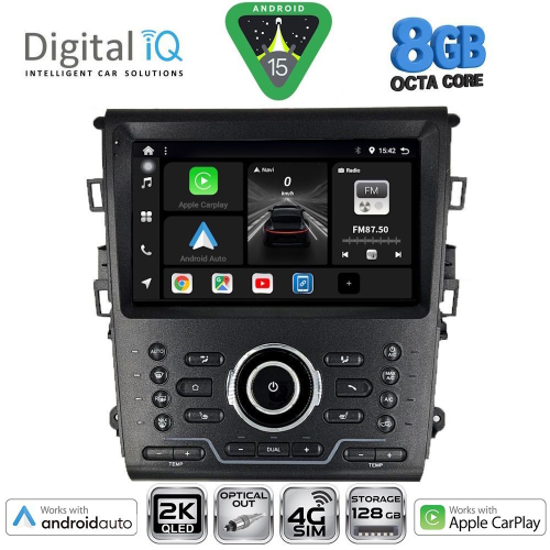 DIGITAL IQ BXK 20164_CPAA CLIMA (9inc) MULTIMEDIA TABLET for FORD MONDEO mod. 2014&gt;