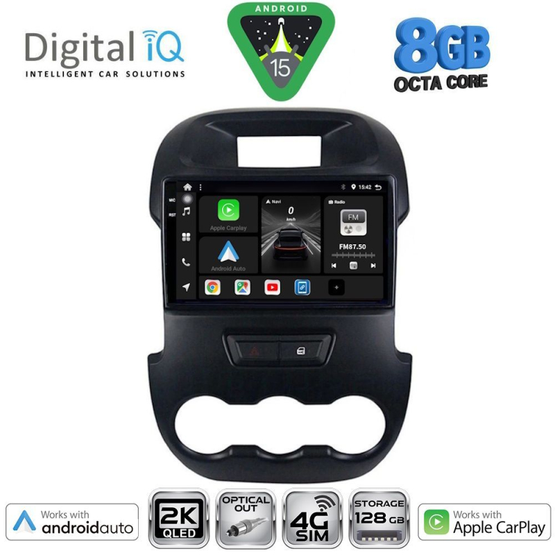 DIGITAL IQ BXK 20171_CPAA (9inc) MULTIMEDIA TABLET for FORD RANGER mod. 2011-2015