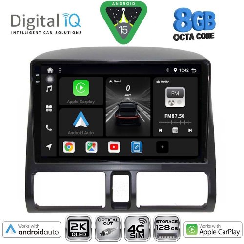 DIGITAL IQ BXK 20196_CPAA CLIMA (9inc) MULTIMEDIA TABLET for HONDA CRV mod. 1996-2006