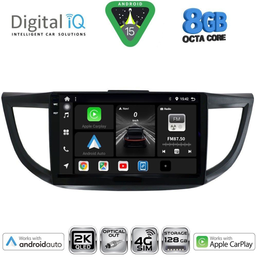 DIGITAL IQ BXK 20198_CPAA (10inc) MULTIMEDIA TABLET for HONDA CRV mod. 2013-2017