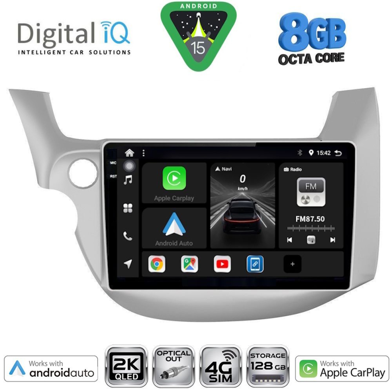 DIGITAL IQ BXK 20211_CPAA (10inc) MULTIMEDIA TABLET for HONDA JAZZ mod. 2008-2012 DIGITAL IQ BXK 20211_CPAA (10inc) MULTIMEDIA TABLET for HONDA JAZZ mod. 2008-2012