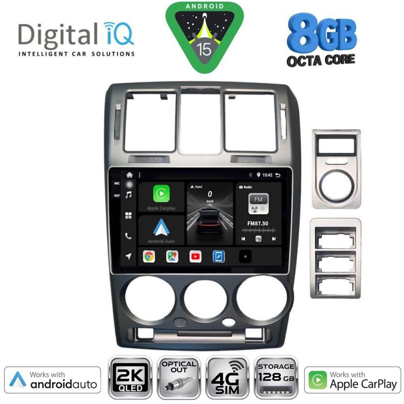 DIGITAL IQ BXK 20222_CPAA (9inc) MULTIMEDIA TABLET for HYUNDAI GETZ mod. 2002-2011