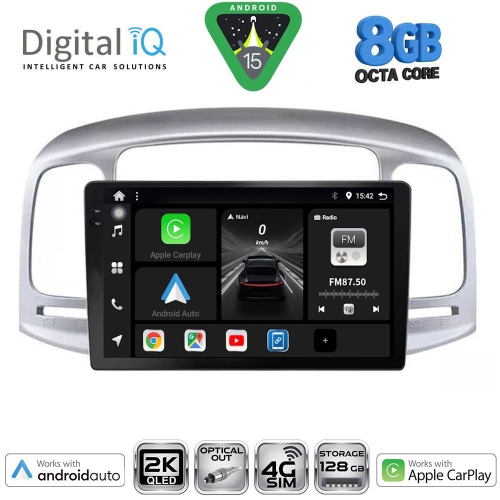 DIGITAL IQ BXK 20249_CPAA (9inc) MULTIMEDIA TABLET for HYUNDAI ACCENT mod. 2005-2012
