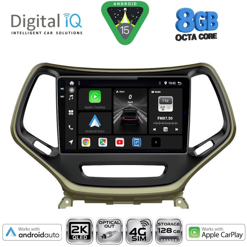 DIGITAL IQ BXK 20273_CPAA (10inc) MULTIMEDIA TABLET for JEEP CHEROKEE mod. 2014&gt;