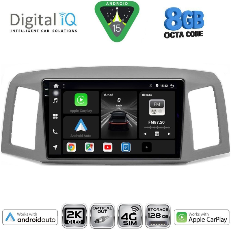 DIGITAL IQ BXK 20281_CPAA (10inc) MULTIMEDIA TABLET for JEEP GRAND CHEROKEE mod. 2005-2007 DIGITAL IQ BXK 20281_CPAA (10inc) MULTIMEDIA TABLET for JEEP GRAND CHEROKEE mod. 2005-2007