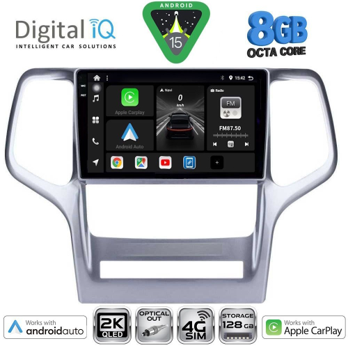 DIGITAL IQ BXK 20282_CPAA (9inc) MULTIMEDIA TABLET for JEEP GRAND CHEROKEE mod. 2011-2014