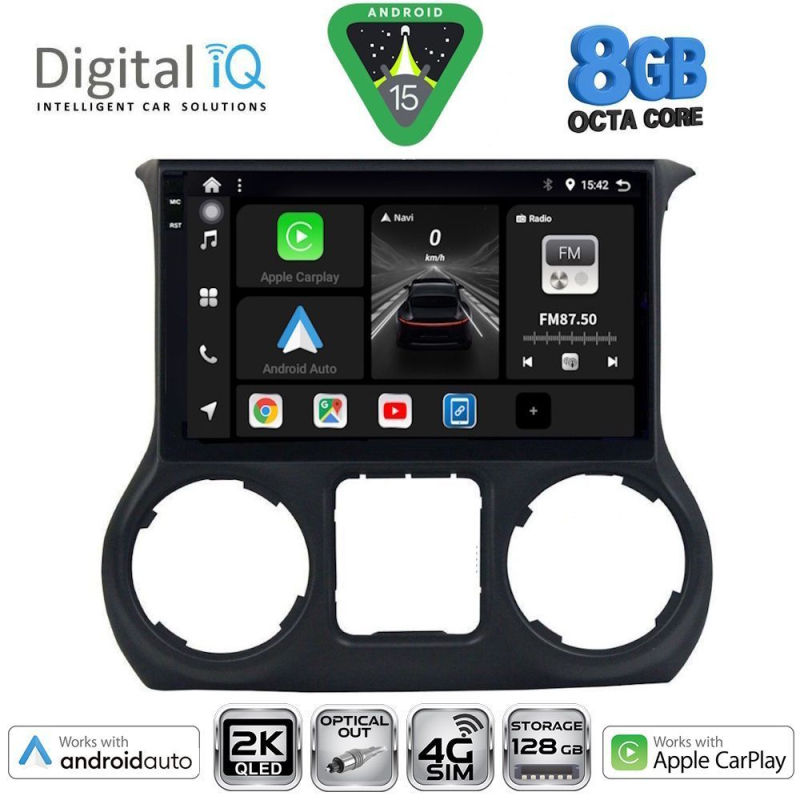 DIGITAL IQ BXK 20296_CPAA (10inc) MULTIMEDIA TABLET for JEEP WRANGLER mod. 2014-2017 DIGITAL IQ BXK 20296_CPAA (10inc) MULTIMEDIA TABLET for JEEP WRANGLER mod. 2014-2017