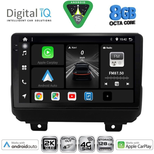 DIGITAL IQ BXK 20298_CPAA (9inc) MULTIMEDIA TABLET for JEEP WRANGLER mod. 2018&gt;