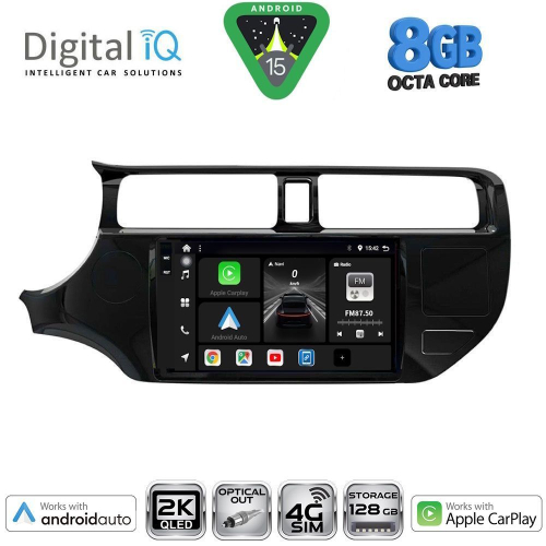DIGITAL IQ BXK 20314_CPAA (9inc) MULTIMEDIA TABLET for KIA RIO mod. 2012-2015