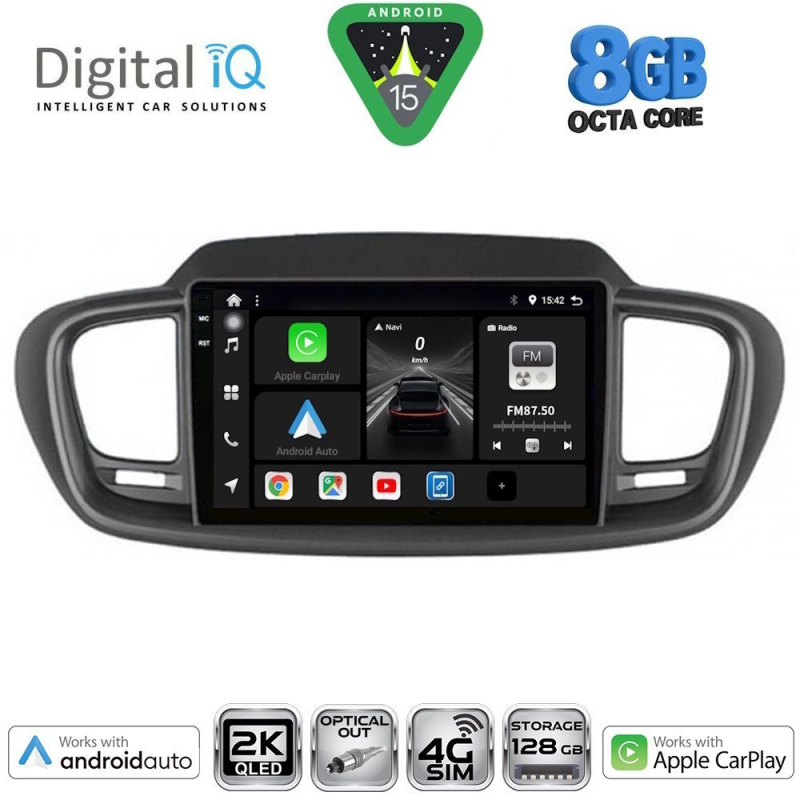 DIGITAL IQ BXK 20319_CPAA (10inc) MULTIMEDIA TABLET for KIA SORENTO mod. 2014-2020 DIGITAL IQ BXK 20319_CPAA (10inc) MULTIMEDIA TABLET for KIA SORENTO mod. 2014-2020