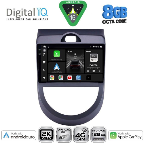 DIGITAL IQ BXK 20320_CPAA (9inc) MULTIMEDIA TABLET for KIA SOUL mod. 2008-2013