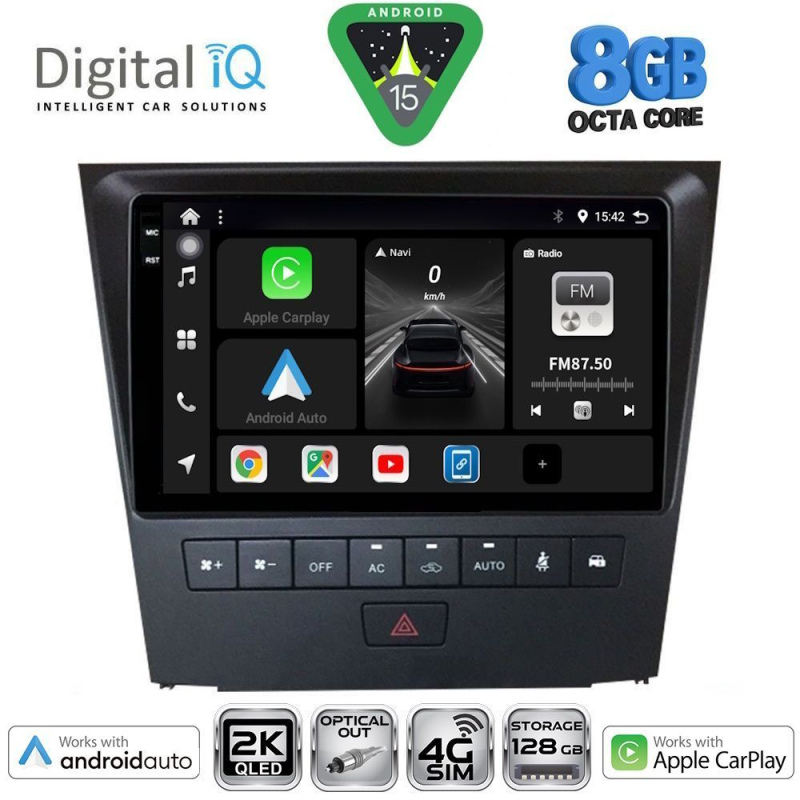 DIGITAL IQ BXK 20341_CPAA (9inc) MULTIMEDIA TABLET for LEXUS GS mod. 2004-2011 DIGITAL IQ BXK 20341_CPAA (9inc) MULTIMEDIA TABLET for LEXUS GS mod. 2004-2011