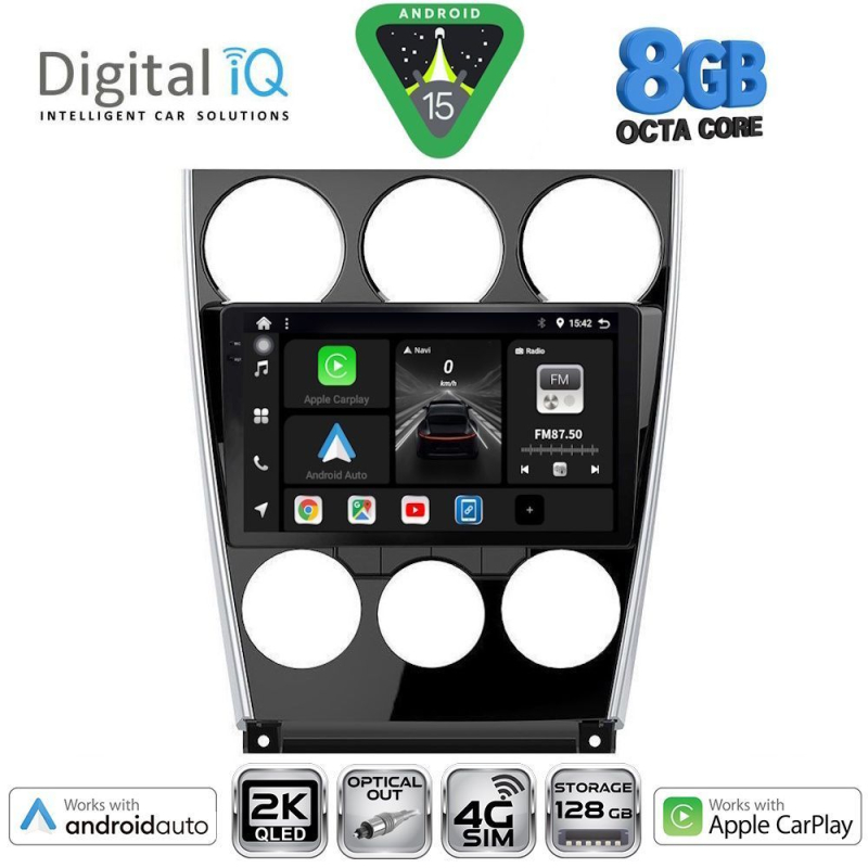 DIGITAL IQ BXK 20375_CPAA (9inc) MULTIMEDIA TABLET for MAZDA 6 (FACELIFT) mod. 2005-2008