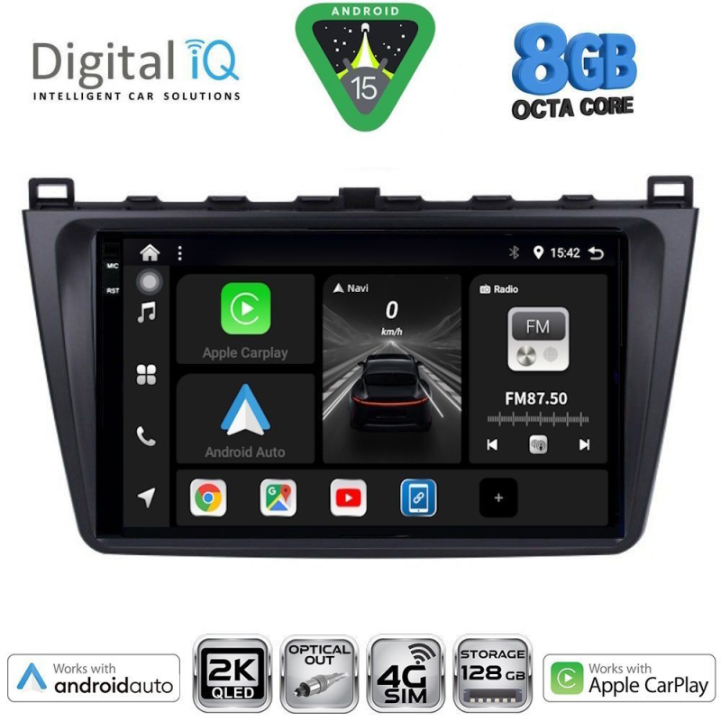 DIGITAL IQ BXK 20377_CPAA (9inc) MULTIMEDIA TABLET for MAZDA 6 mod. 2008-2012