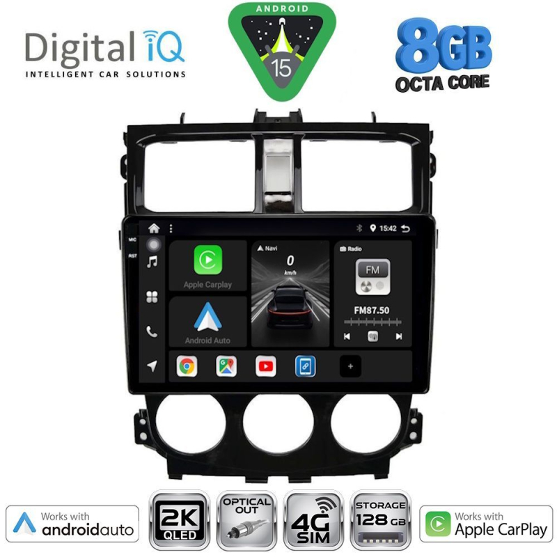 DIGITAL IQ BXK 20435_CPAA (9inc) MULTIMEDIA TABLET for MITSUBISHI COLT mod. 2013-2023