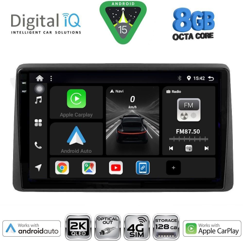 DIGITAL IQ BXK 20450_CPAA (10inc) MULTIMEDIA TABLET for NISSAN NAVARA D22 mod. 1998-2004