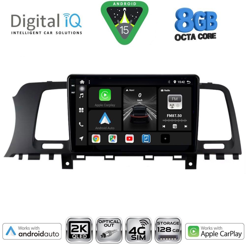 DIGITAL IQ BXK 20462_CPAA (9inc) MULTIMEDIA TABLET for NISSAN MURANO mod. 2007-2014