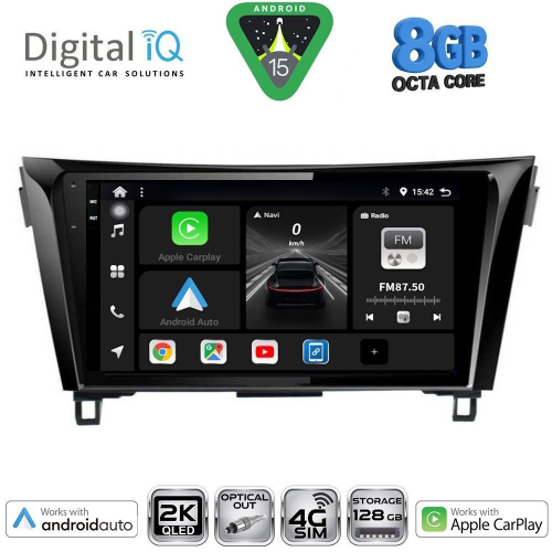 DIGITAL IQ BXK 20468_CPAA (10inc) MULTIMEDIA TABLET for NISSAN QASHQAI - XTRAIL mod. 2014-2021