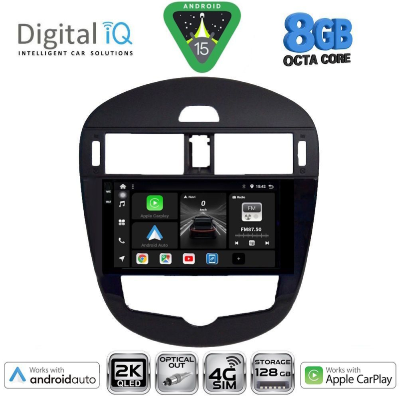 DIGITAL IQ BXK 20470_CPAA CLIMA (9inc) MULTIMEDIA TABLET for NISSAN PULSAR mod. 2014> DIGITAL IQ BXK 20470_CPAA CLIMA (9inc) MULTIMEDIA TABLET for NISSAN PULSAR mod. 2014>