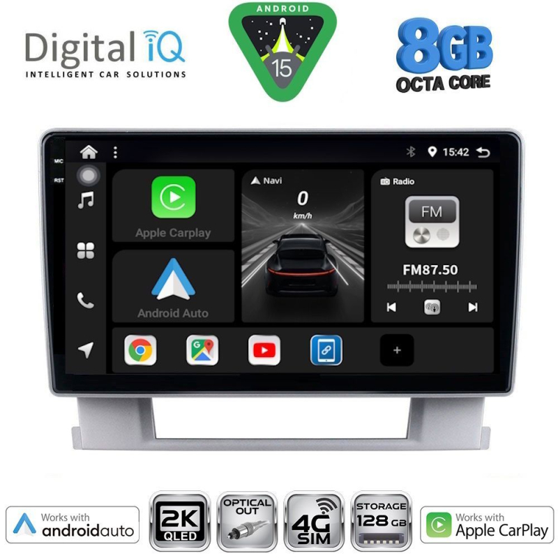 DIGITAL IQ BXK 20482_CPAA (9inc) MULTIMEDIA TABLET for OPEL ASTRA J mod.2010-2016