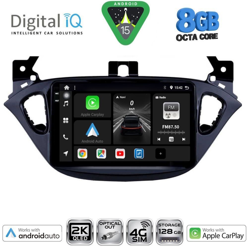 DIGITAL IQ BXK 20486_CPAA (9inc) MULTIMEDIA TABLET for OPEL ADAM - CORSA E  mod. 2014-2021