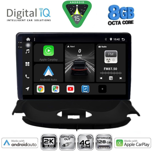 DIGITAL IQ BXK 20505_CPAA (9inc) MULTIMEDIA TABLET for PEUGEOT 206 mod. 1998-2006