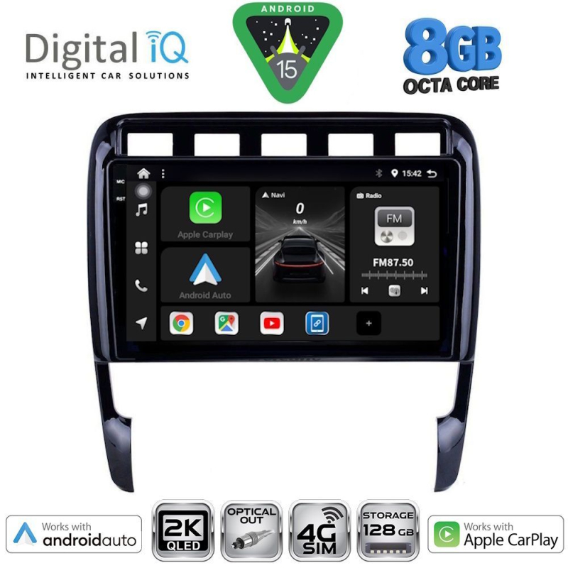 DIGITAL IQ BXK 20535_CPAA (9inc) MULTIMEDIA TABLET for PORSCHE CAYENNE mod. 2002-2011