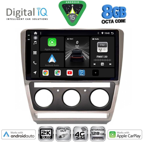 DIGITAL IQ BXK 20595_CPAA (10inc) MULTIMEDIA TABLET for SKODA OCTAVIA 5 mod. 2005-2012
