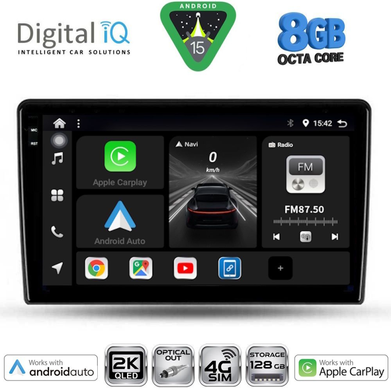 DIGITAL IQ BXK 20656_CPAA (9inc) MULTIMEDIA TABLET for SSANGYANG REXTON mod. 2002-2006